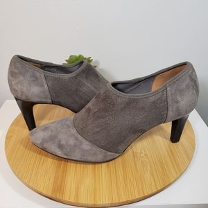 Ecco Alicante grey shootie suede ankle boots
